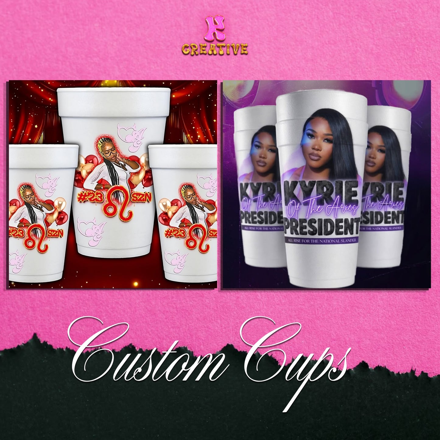 Custom Styrofoam Cups