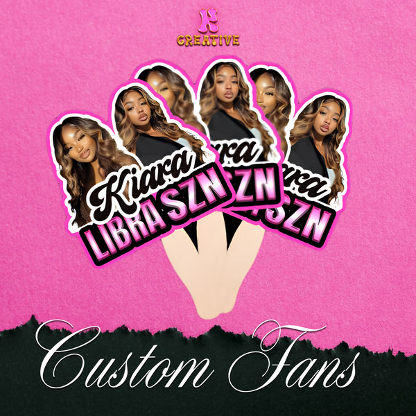 Custom Die Cut Fans